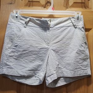 Jcrew blue Seersucker shorts sz 2